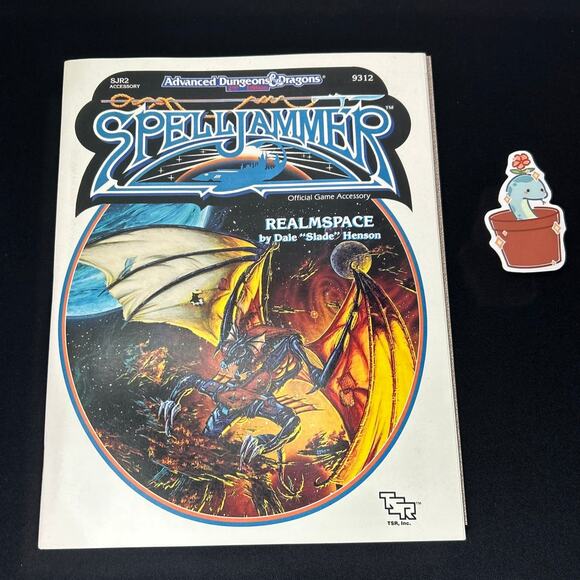 Spelljammer - Realmspace SJR2 With Map Dungeons & Dragons AD&D TSR Game Module - Picture 1 of 12